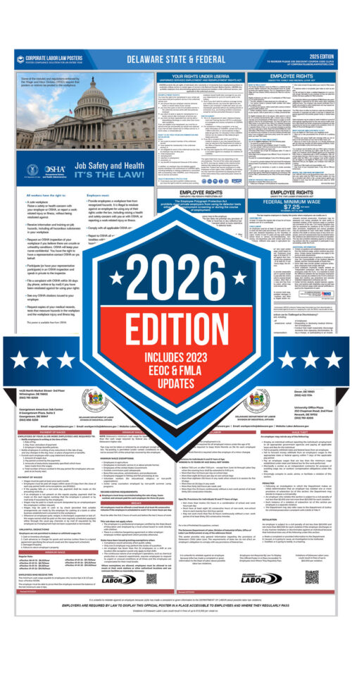 Delaware Labor Law Poster