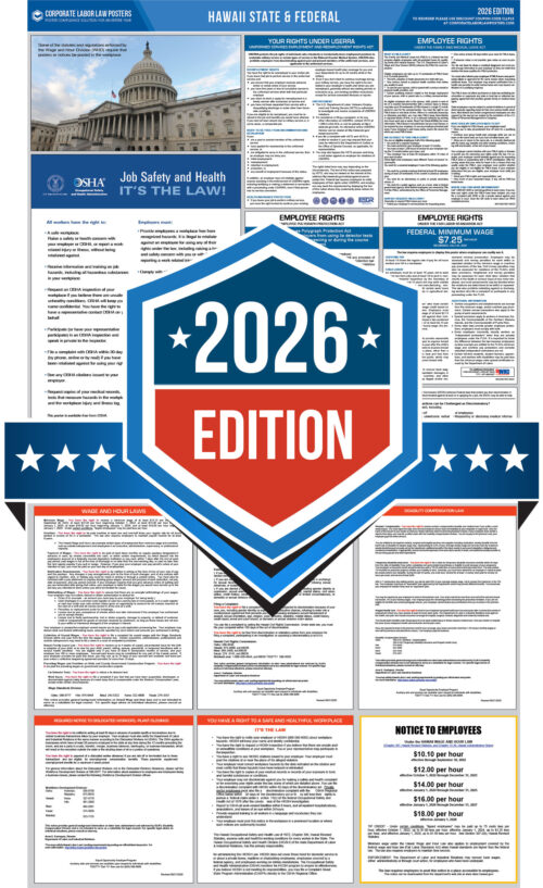 Hawaii Labor Law Poster