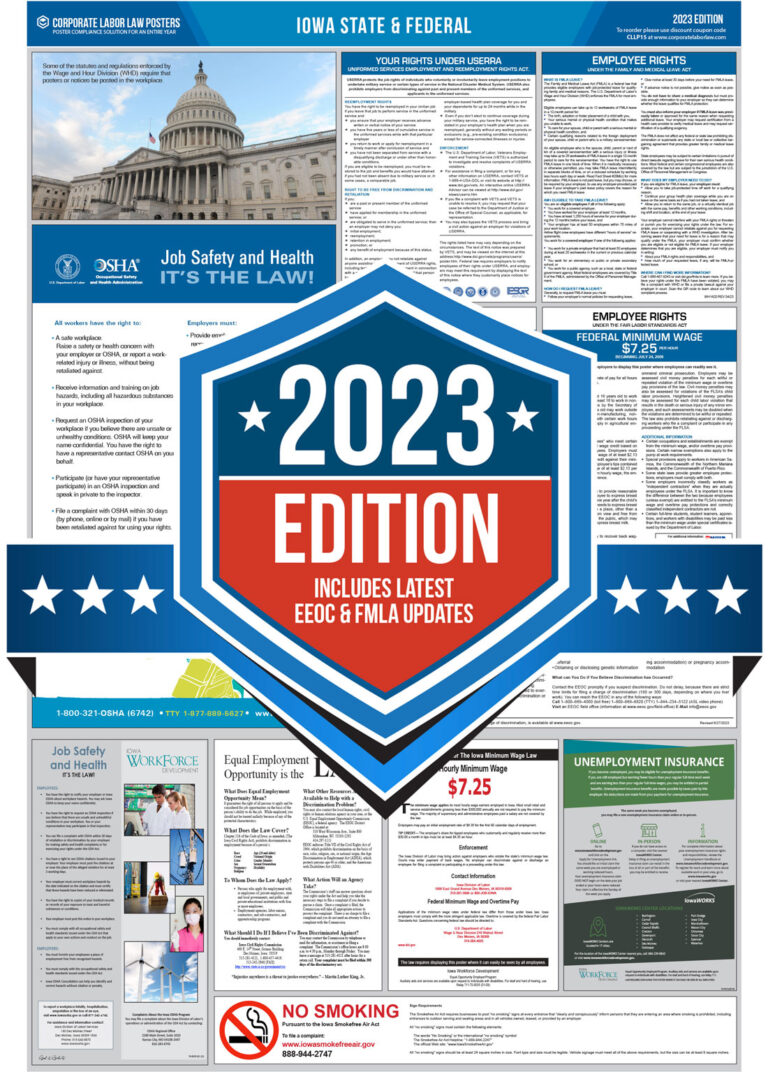 2024 Arkansas Labor Law Poster Corporate Labor Law Posters