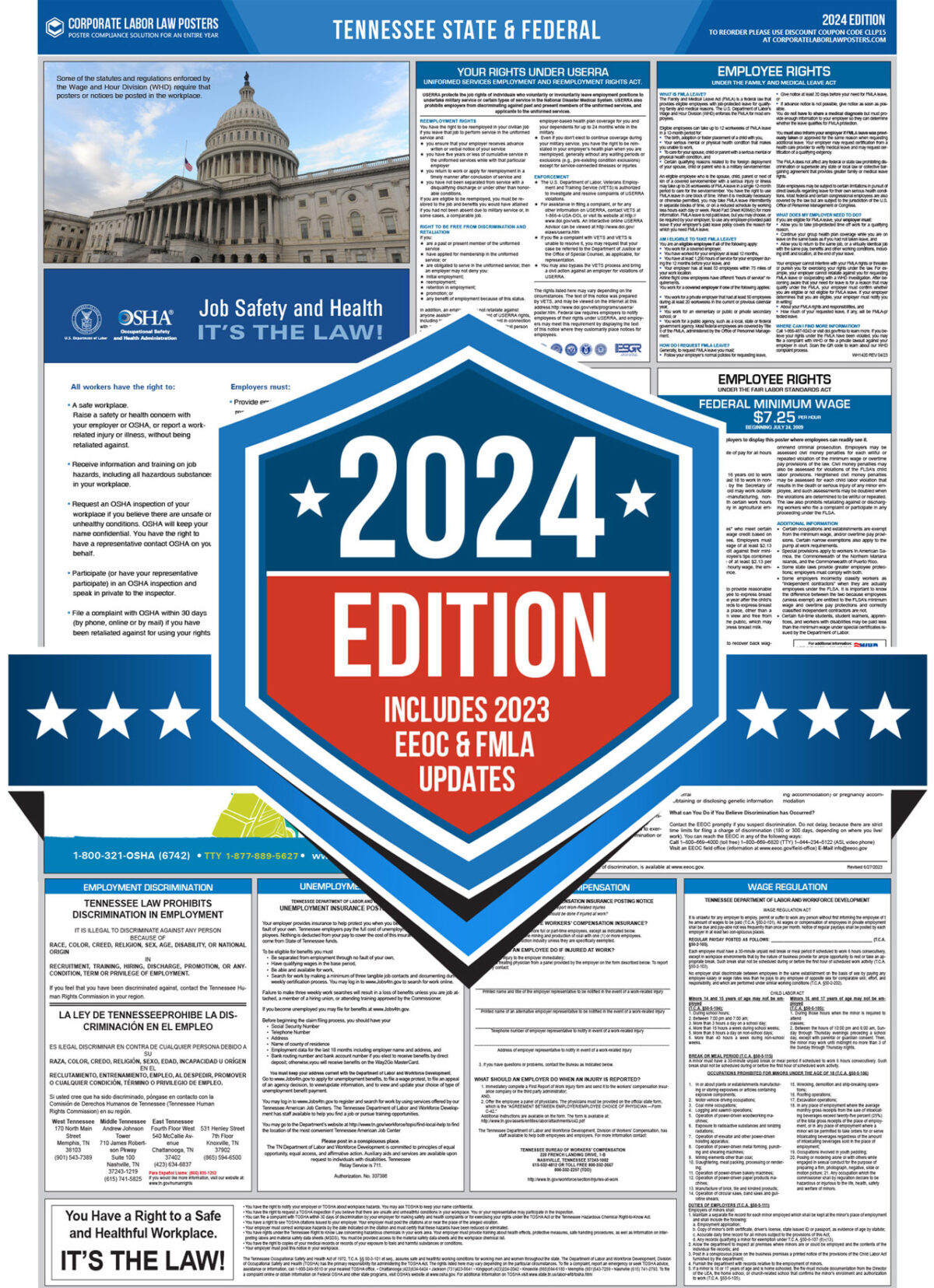 2024 tennessee labor law poster