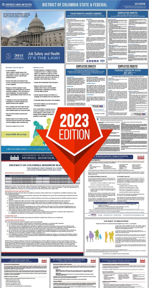 District of Columbia Labor Law Posters