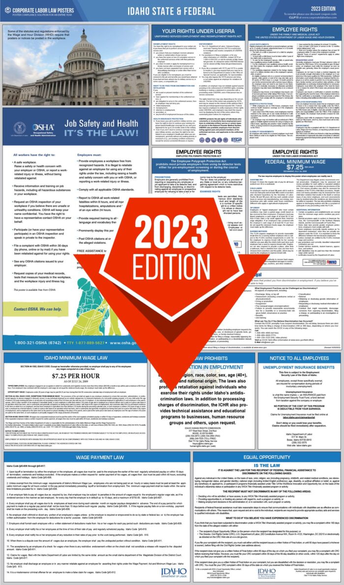 idaho labor law posters